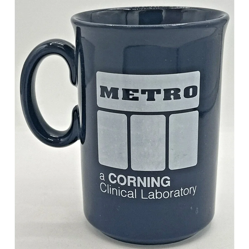 Metro A Corning Clinical Laboratory Vintage Mug U237‎